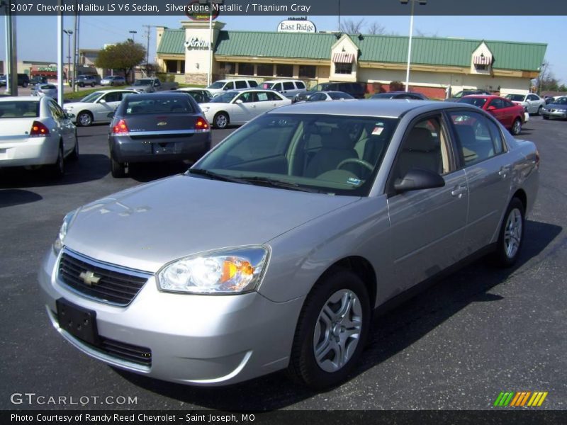 Silverstone Metallic / Titanium Gray 2007 Chevrolet Malibu LS V6 Sedan