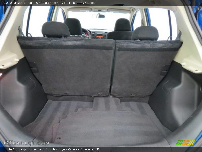 Metallic Blue / Charcoal 2010 Nissan Versa 1.8 SL Hatchback