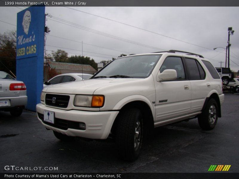 Cream White / Gray 1999 Honda Passport LX