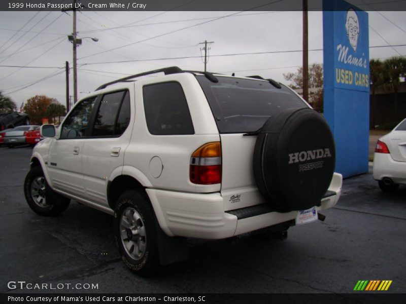 Cream White / Gray 1999 Honda Passport LX