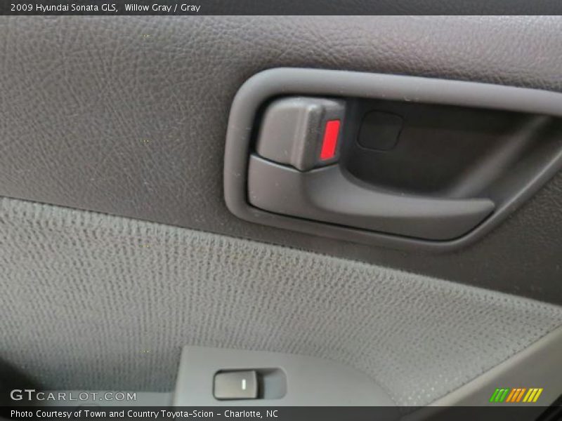 Willow Gray / Gray 2009 Hyundai Sonata GLS