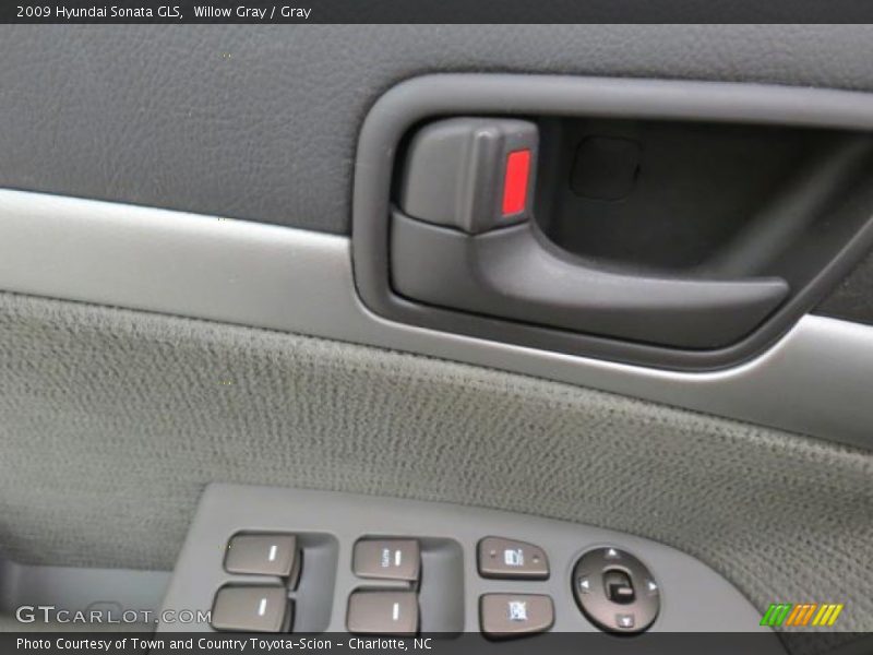 Willow Gray / Gray 2009 Hyundai Sonata GLS