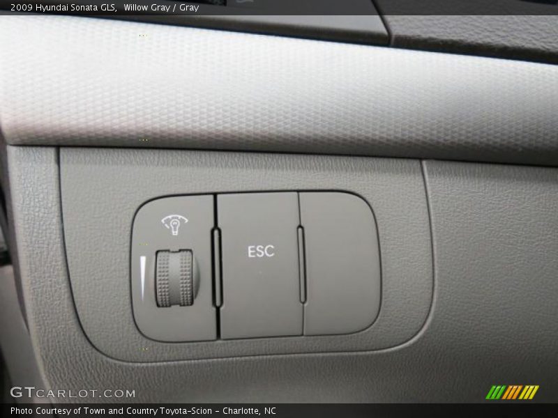 Willow Gray / Gray 2009 Hyundai Sonata GLS