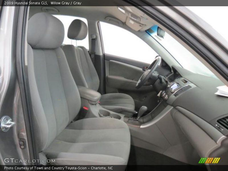 Willow Gray / Gray 2009 Hyundai Sonata GLS