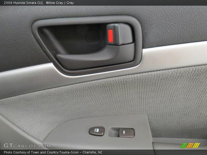 Willow Gray / Gray 2009 Hyundai Sonata GLS
