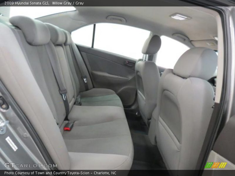 Willow Gray / Gray 2009 Hyundai Sonata GLS