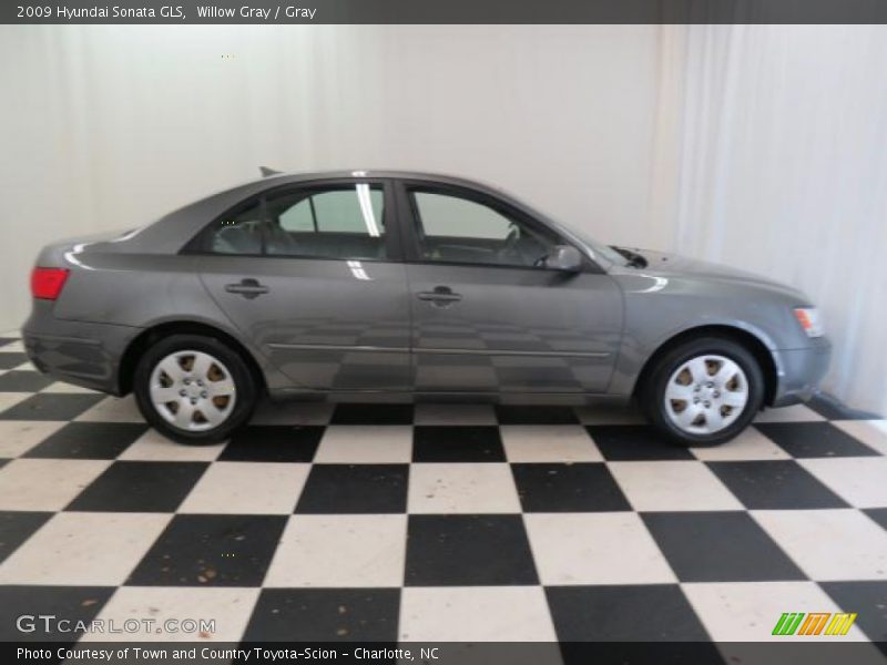 Willow Gray / Gray 2009 Hyundai Sonata GLS