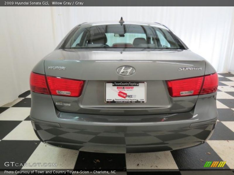 Willow Gray / Gray 2009 Hyundai Sonata GLS