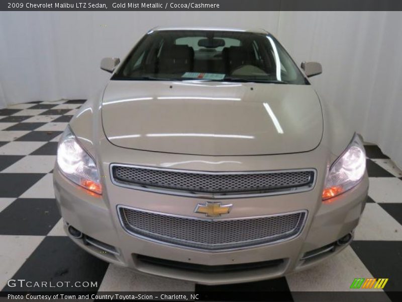 Gold Mist Metallic / Cocoa/Cashmere 2009 Chevrolet Malibu LTZ Sedan