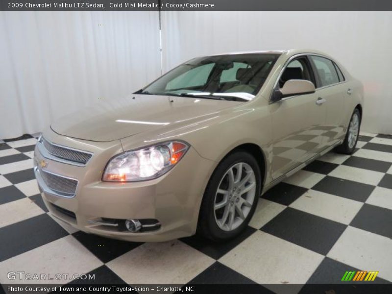 Gold Mist Metallic / Cocoa/Cashmere 2009 Chevrolet Malibu LTZ Sedan
