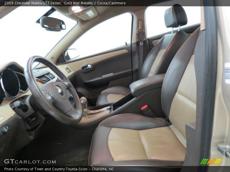 Gold Mist Metallic / Cocoa/Cashmere 2009 Chevrolet Malibu LTZ Sedan