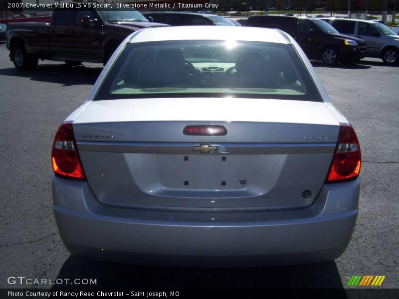 Silverstone Metallic / Titanium Gray 2007 Chevrolet Malibu LS V6 Sedan
