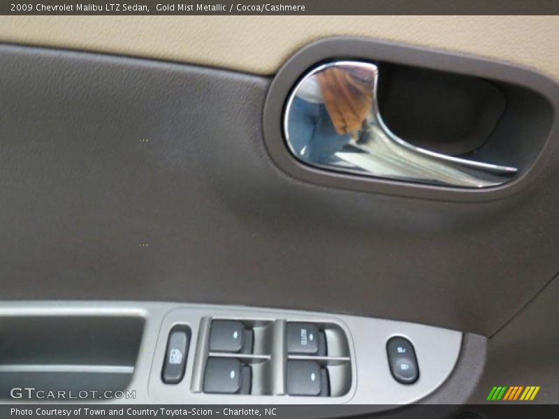 Gold Mist Metallic / Cocoa/Cashmere 2009 Chevrolet Malibu LTZ Sedan