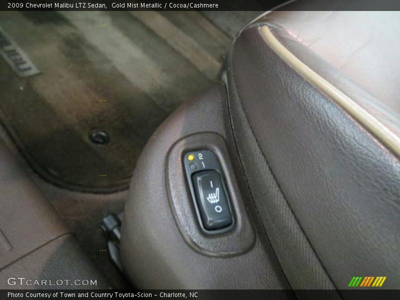 Gold Mist Metallic / Cocoa/Cashmere 2009 Chevrolet Malibu LTZ Sedan