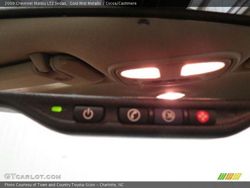 Gold Mist Metallic / Cocoa/Cashmere 2009 Chevrolet Malibu LTZ Sedan