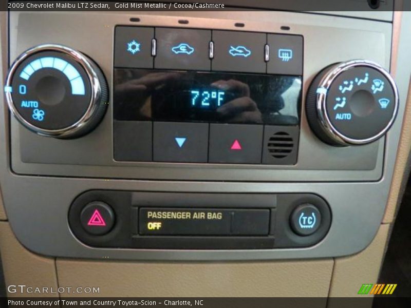 Gold Mist Metallic / Cocoa/Cashmere 2009 Chevrolet Malibu LTZ Sedan
