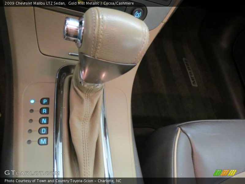 Gold Mist Metallic / Cocoa/Cashmere 2009 Chevrolet Malibu LTZ Sedan