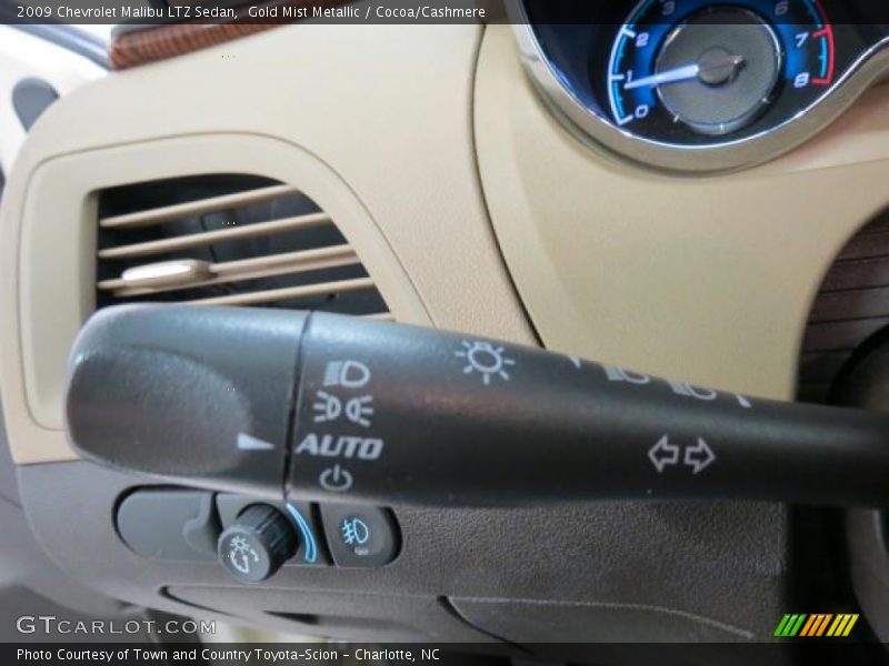 Gold Mist Metallic / Cocoa/Cashmere 2009 Chevrolet Malibu LTZ Sedan