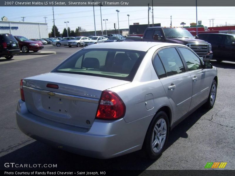 Silverstone Metallic / Titanium Gray 2007 Chevrolet Malibu LS V6 Sedan