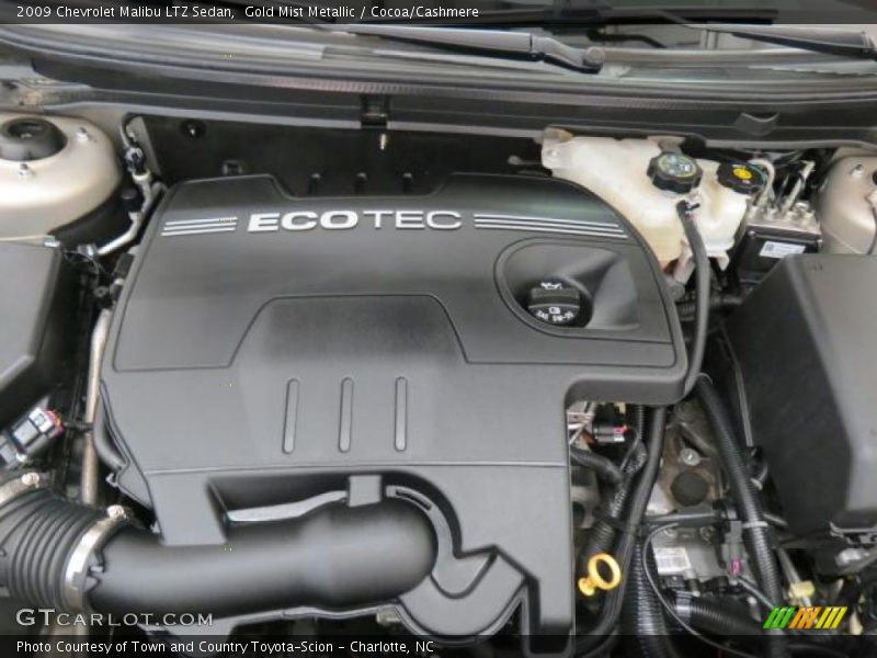 Gold Mist Metallic / Cocoa/Cashmere 2009 Chevrolet Malibu LTZ Sedan