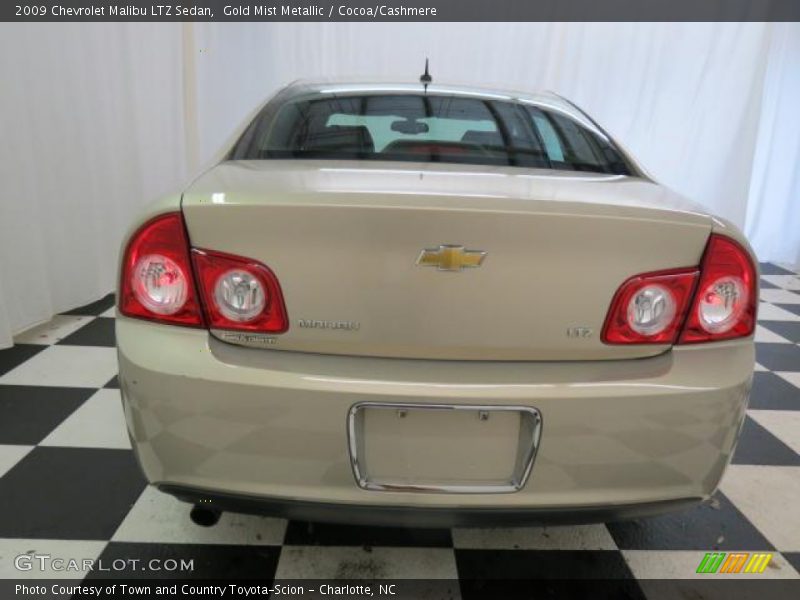 Gold Mist Metallic / Cocoa/Cashmere 2009 Chevrolet Malibu LTZ Sedan