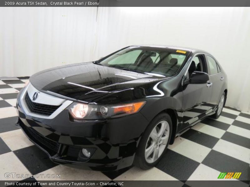 Crystal Black Pearl / Ebony 2009 Acura TSX Sedan