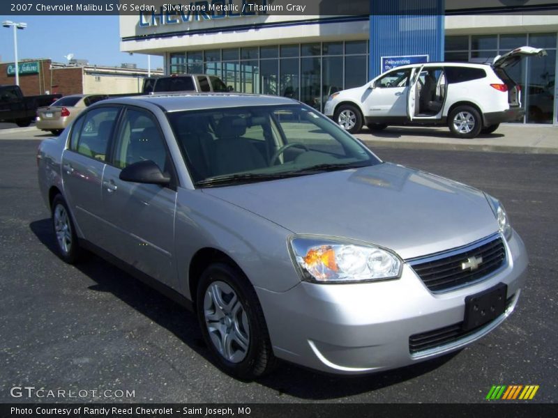 Silverstone Metallic / Titanium Gray 2007 Chevrolet Malibu LS V6 Sedan