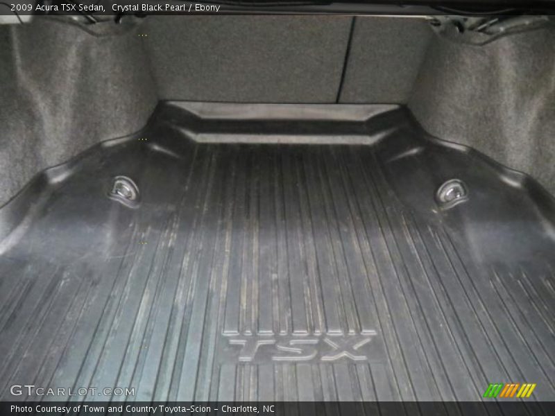 Crystal Black Pearl / Ebony 2009 Acura TSX Sedan