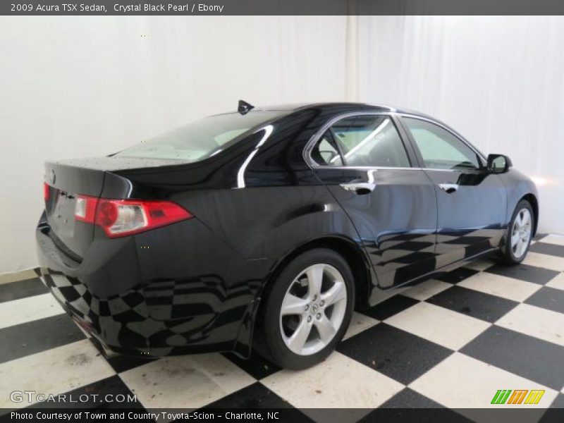 Crystal Black Pearl / Ebony 2009 Acura TSX Sedan