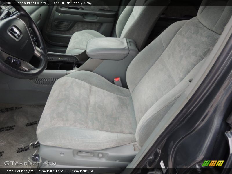 Sage Brush Pearl / Gray 2003 Honda Pilot EX 4WD