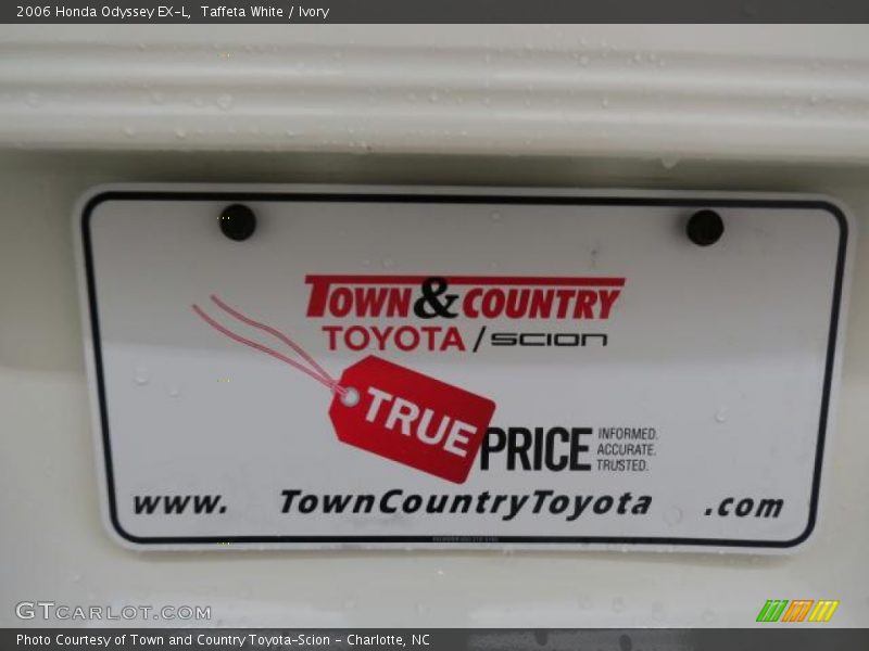Taffeta White / Ivory 2006 Honda Odyssey EX-L