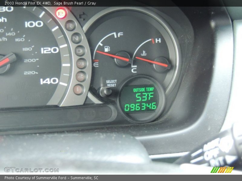 Sage Brush Pearl / Gray 2003 Honda Pilot EX 4WD