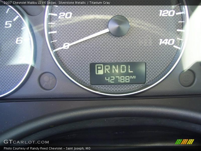Silverstone Metallic / Titanium Gray 2007 Chevrolet Malibu LS V6 Sedan