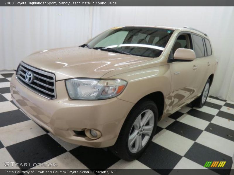 Sandy Beach Metallic / Sand Beige 2008 Toyota Highlander Sport