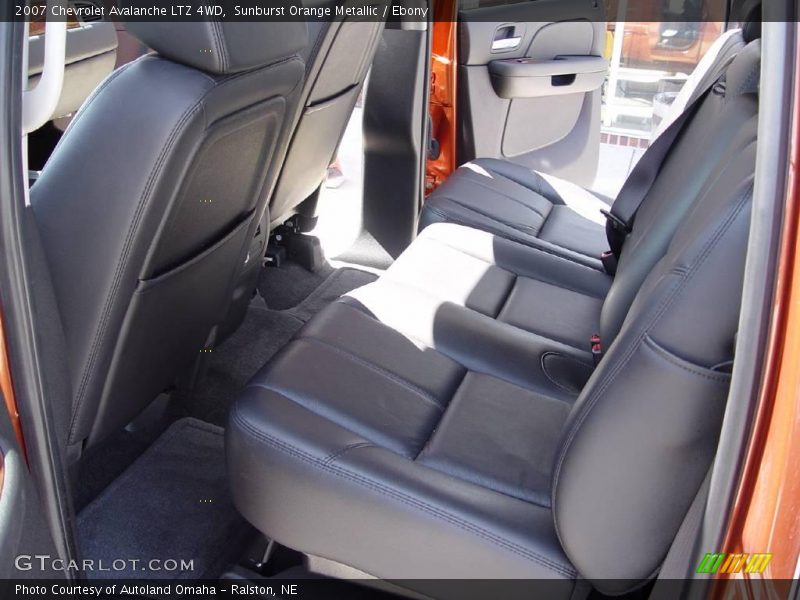 Sunburst Orange Metallic / Ebony 2007 Chevrolet Avalanche LTZ 4WD