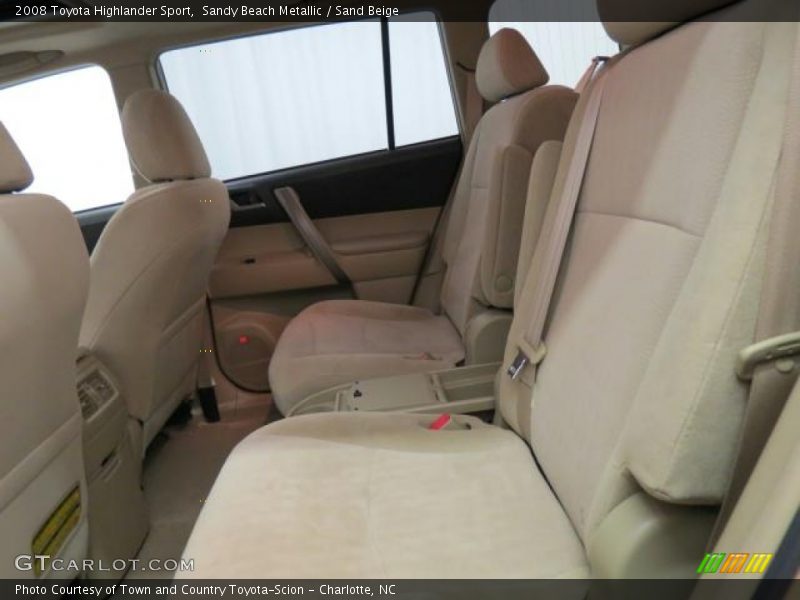 Sandy Beach Metallic / Sand Beige 2008 Toyota Highlander Sport