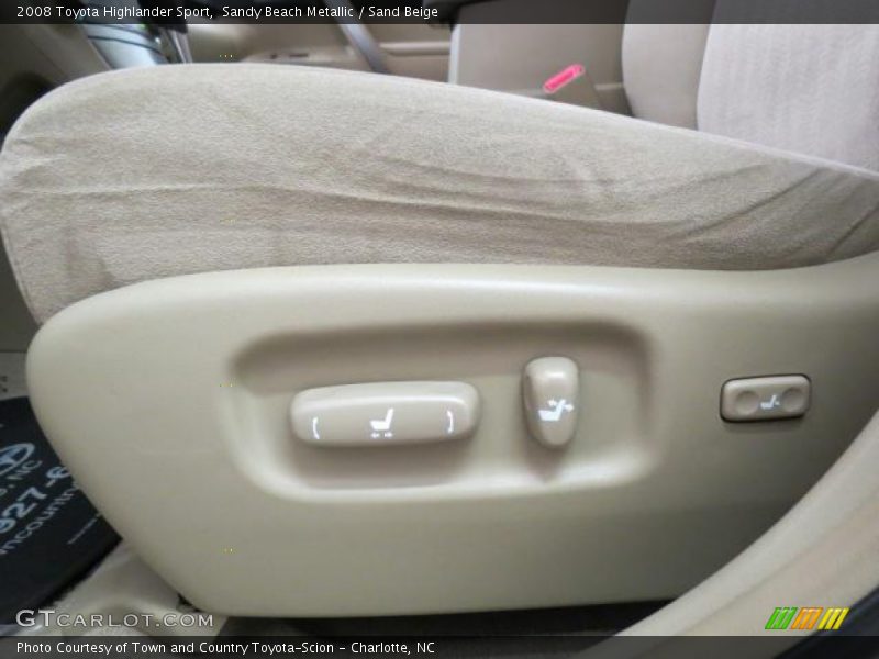Sandy Beach Metallic / Sand Beige 2008 Toyota Highlander Sport