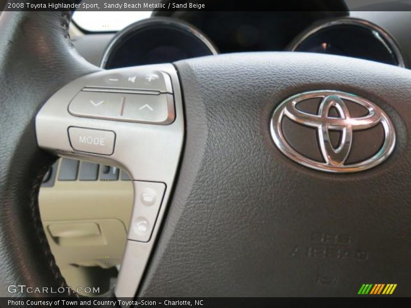 Sandy Beach Metallic / Sand Beige 2008 Toyota Highlander Sport