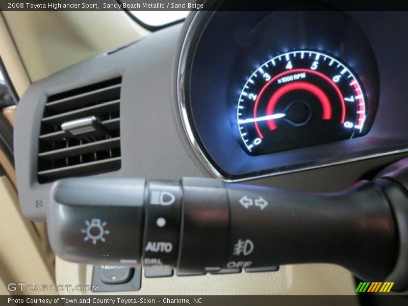 Sandy Beach Metallic / Sand Beige 2008 Toyota Highlander Sport