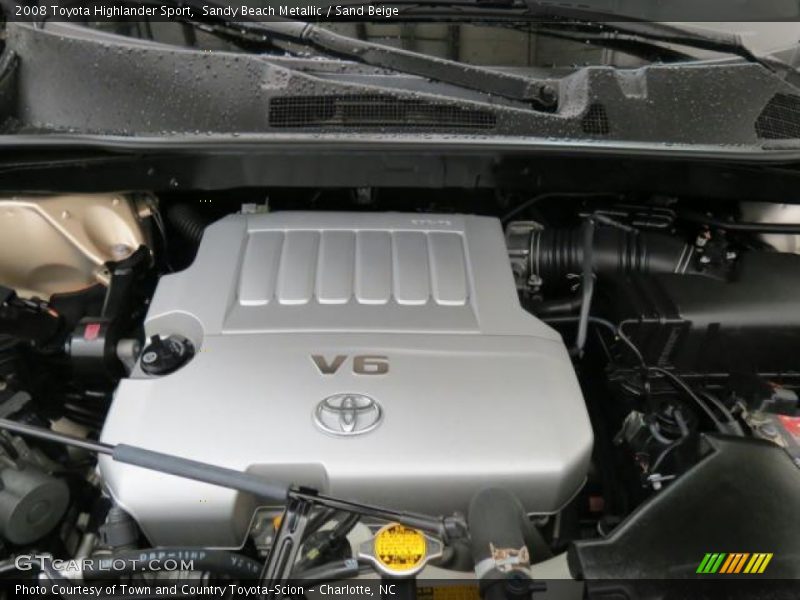 Sandy Beach Metallic / Sand Beige 2008 Toyota Highlander Sport