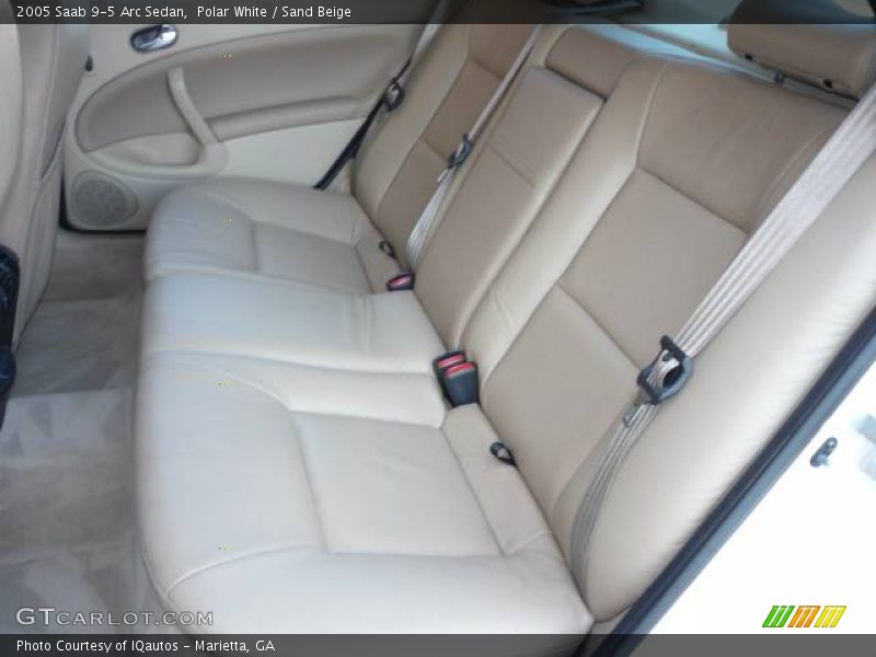 Polar White / Sand Beige 2005 Saab 9-5 Arc Sedan