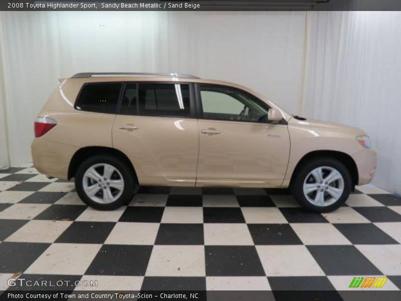 Sandy Beach Metallic / Sand Beige 2008 Toyota Highlander Sport