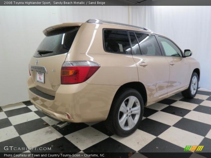 Sandy Beach Metallic / Sand Beige 2008 Toyota Highlander Sport