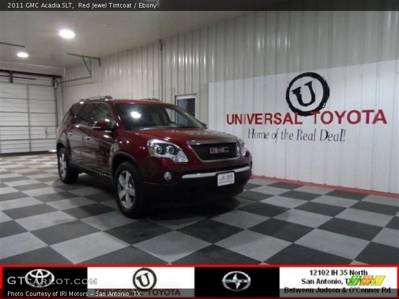 Red Jewel Tintcoat / Ebony 2011 GMC Acadia SLT