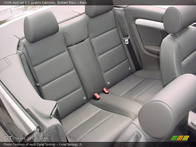 Brilliant Black / Black 2008 Audi A4 3.2 quattro Cabriolet