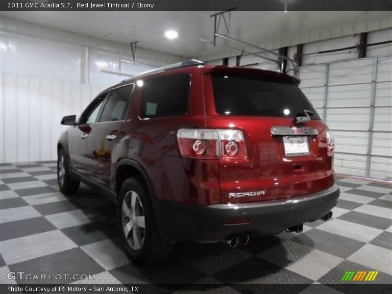 Red Jewel Tintcoat / Ebony 2011 GMC Acadia SLT