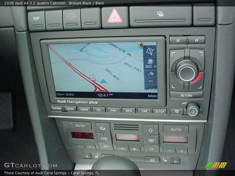 Brilliant Black / Black 2008 Audi A4 3.2 quattro Cabriolet