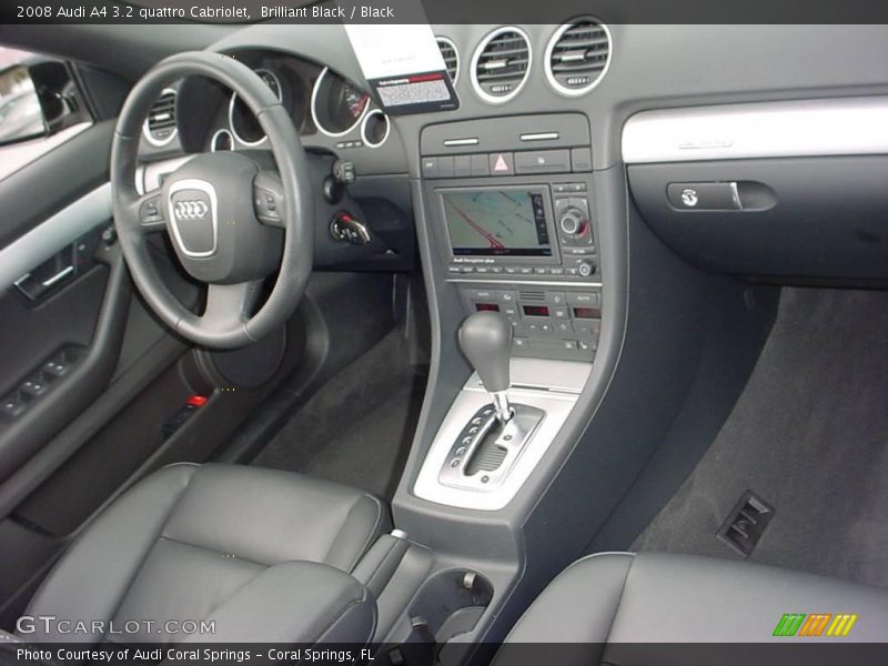Brilliant Black / Black 2008 Audi A4 3.2 quattro Cabriolet