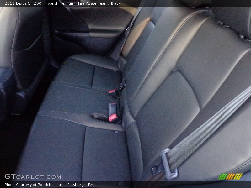 Fire Agate Pearl / Black 2012 Lexus CT 200h Hybrid Premium