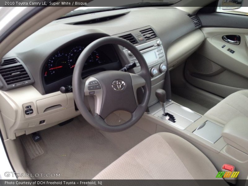 Super White / Bisque 2010 Toyota Camry LE